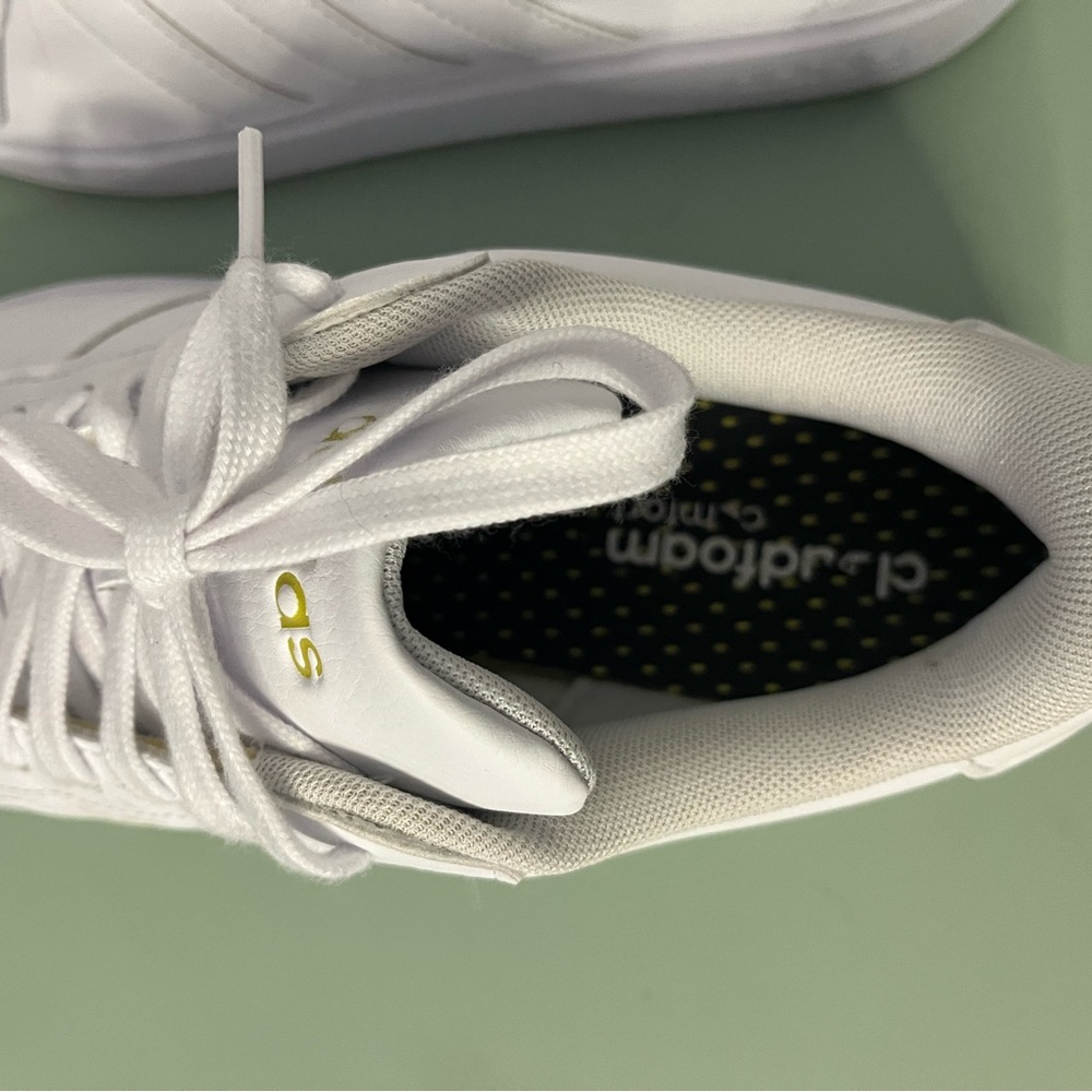 Adidas women’s size 8 white on white Grand Court Cloudfoam Comfort pre-loved. - Picture 10 of 13